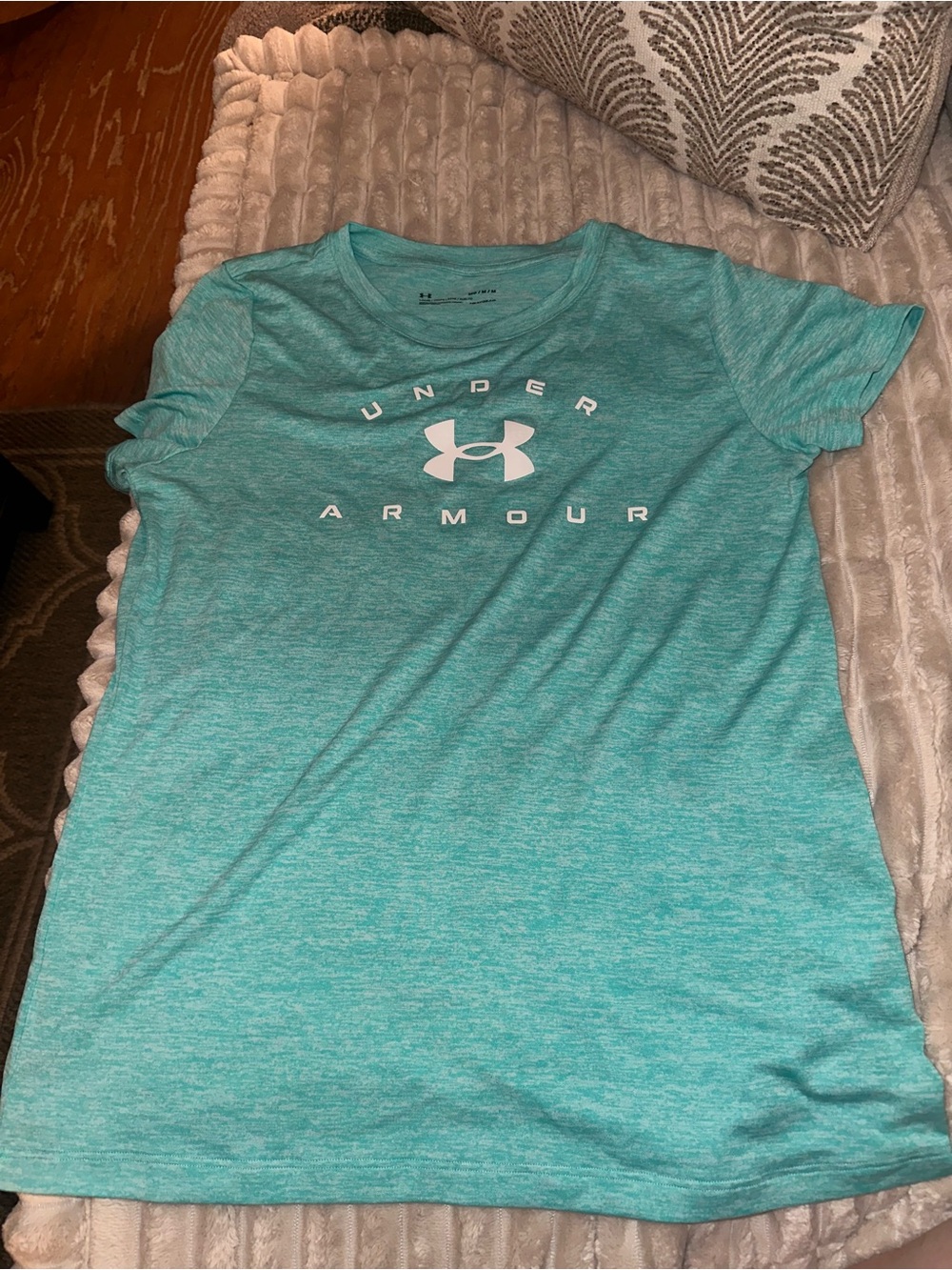 Under Armour Women's Seafoam Blue Performance Short Sleeve Tee